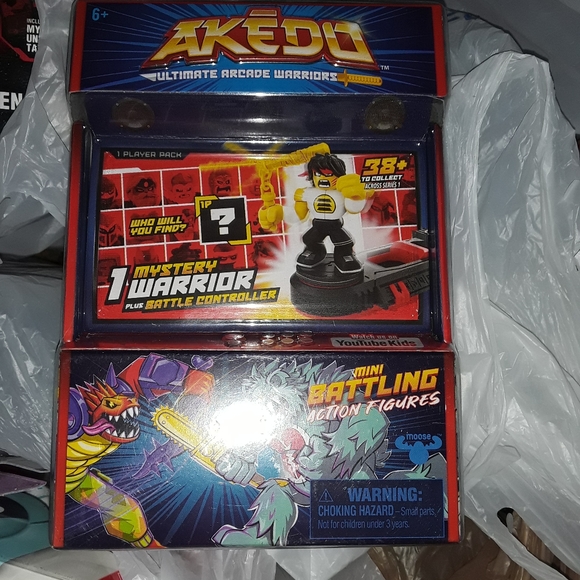 moose toys | Toys | Akedo Ultimate Arcade Warriors Mystery Warrior Plus ...